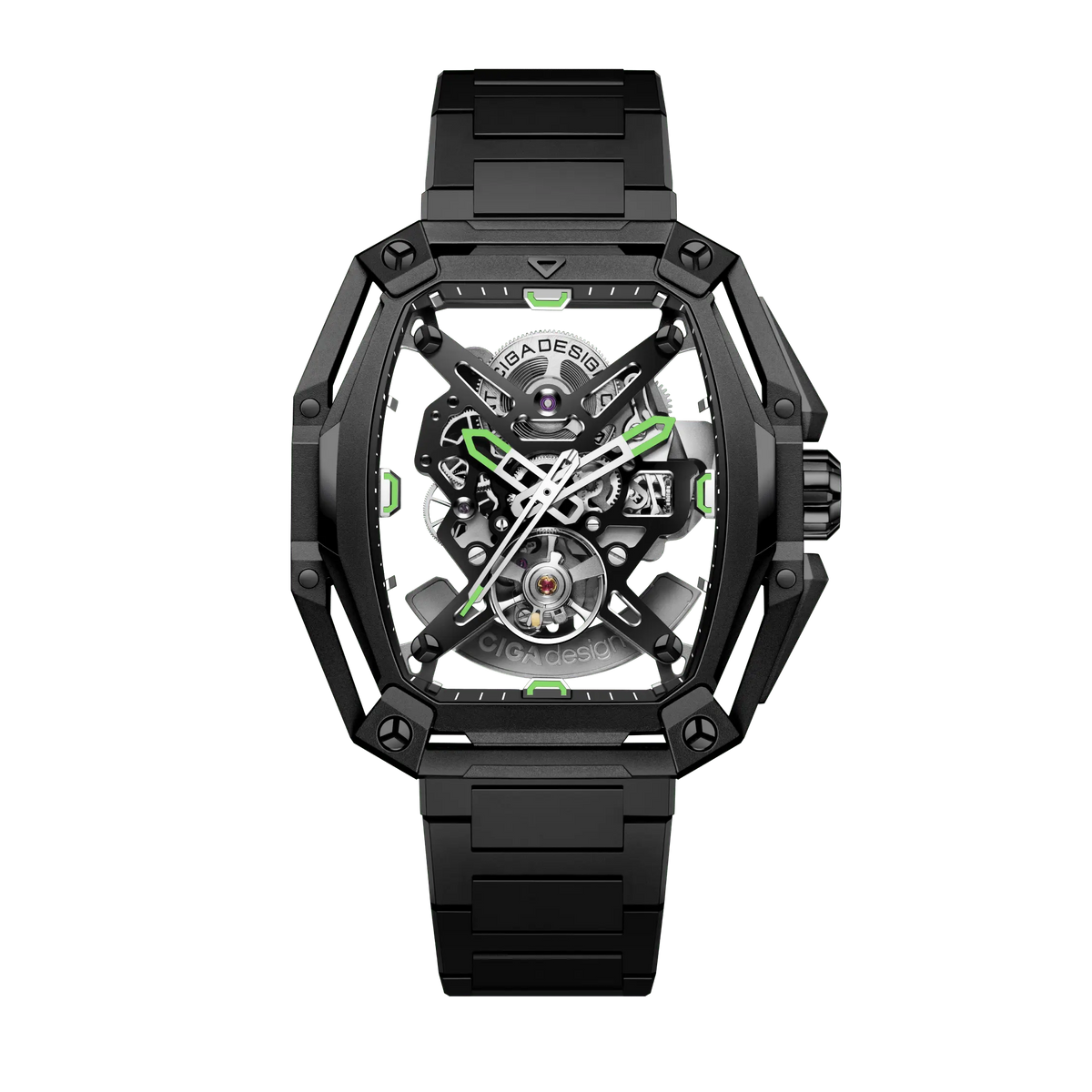 CIGA design SKELETON AUTOMATIC WATCH HUNTER STEEL