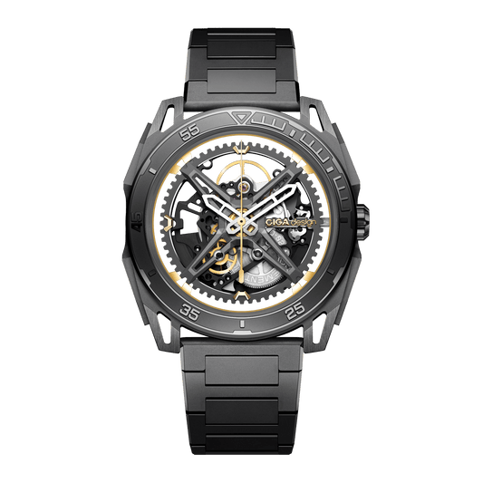 CIGA design ROUND AUTOMATIC SKELETON WATCH · FALCON