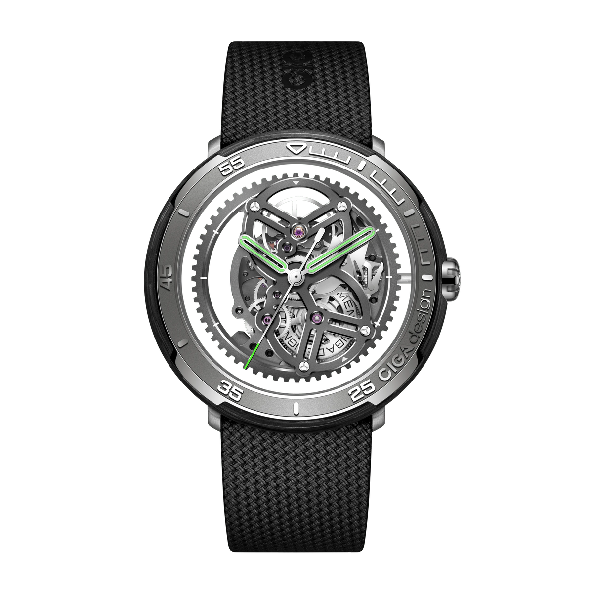 CIGA design RACING-INSPIRED AUTOMATIC SKELETON WATCH VECTOR