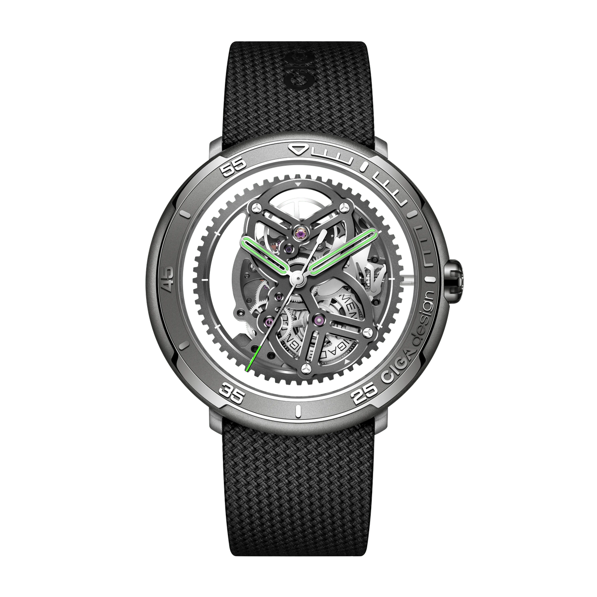 CIGA design RACING-INSPIRED AUTOMATIC SKELETON WATCH VECTOR