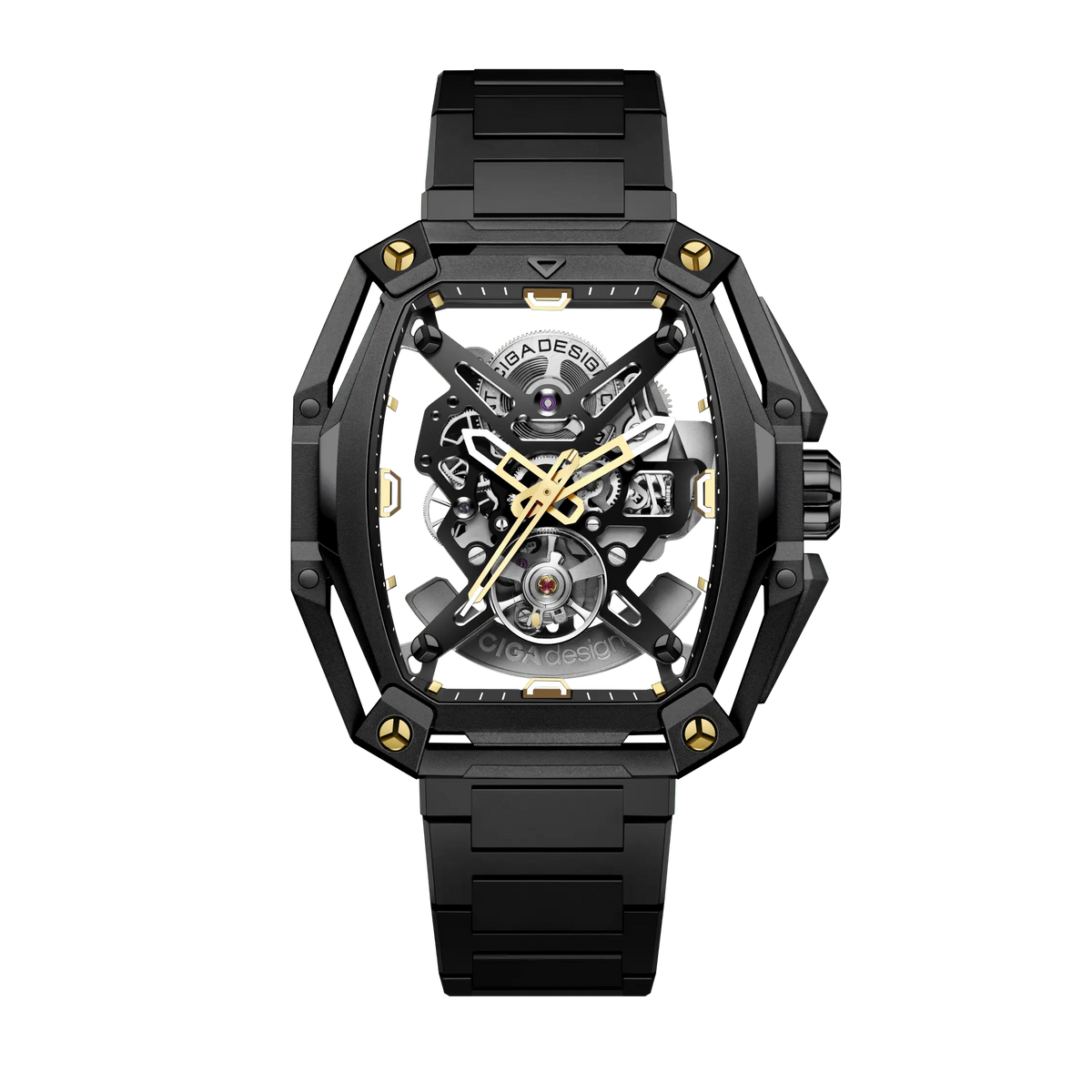 CIGA design SKELETON AUTOMATIC WATCH HUNTER STEEL