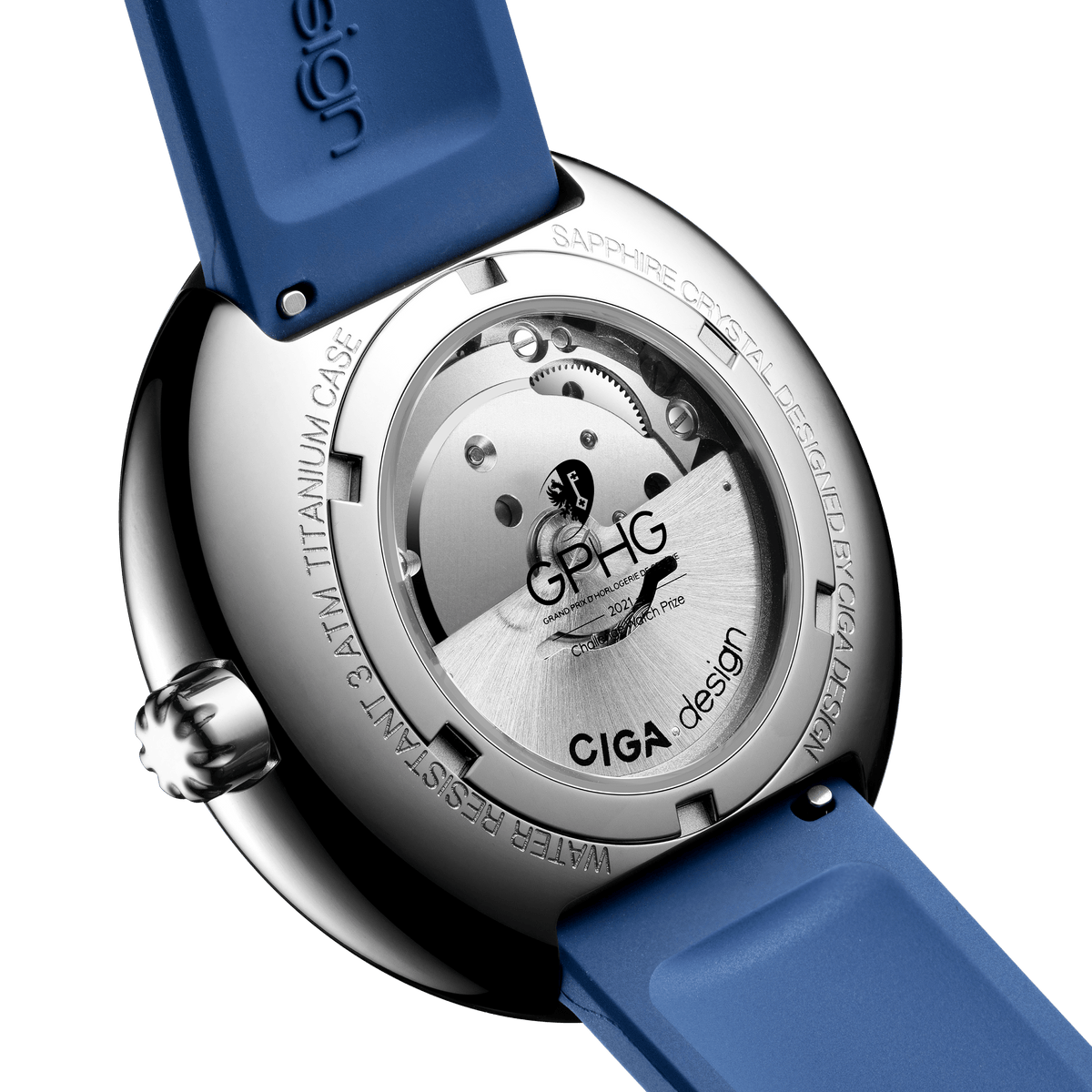 CIGA design GPHG-WINNING LINEAGE AUTOMATIC WATCH BLUE PLANET ATLANTIC