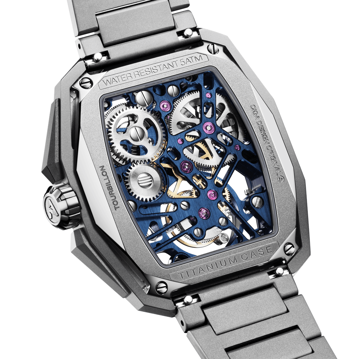 CIGA design ADVANCED SKELETON COMPLICATION WATCH HUNTER · TOURBILLON