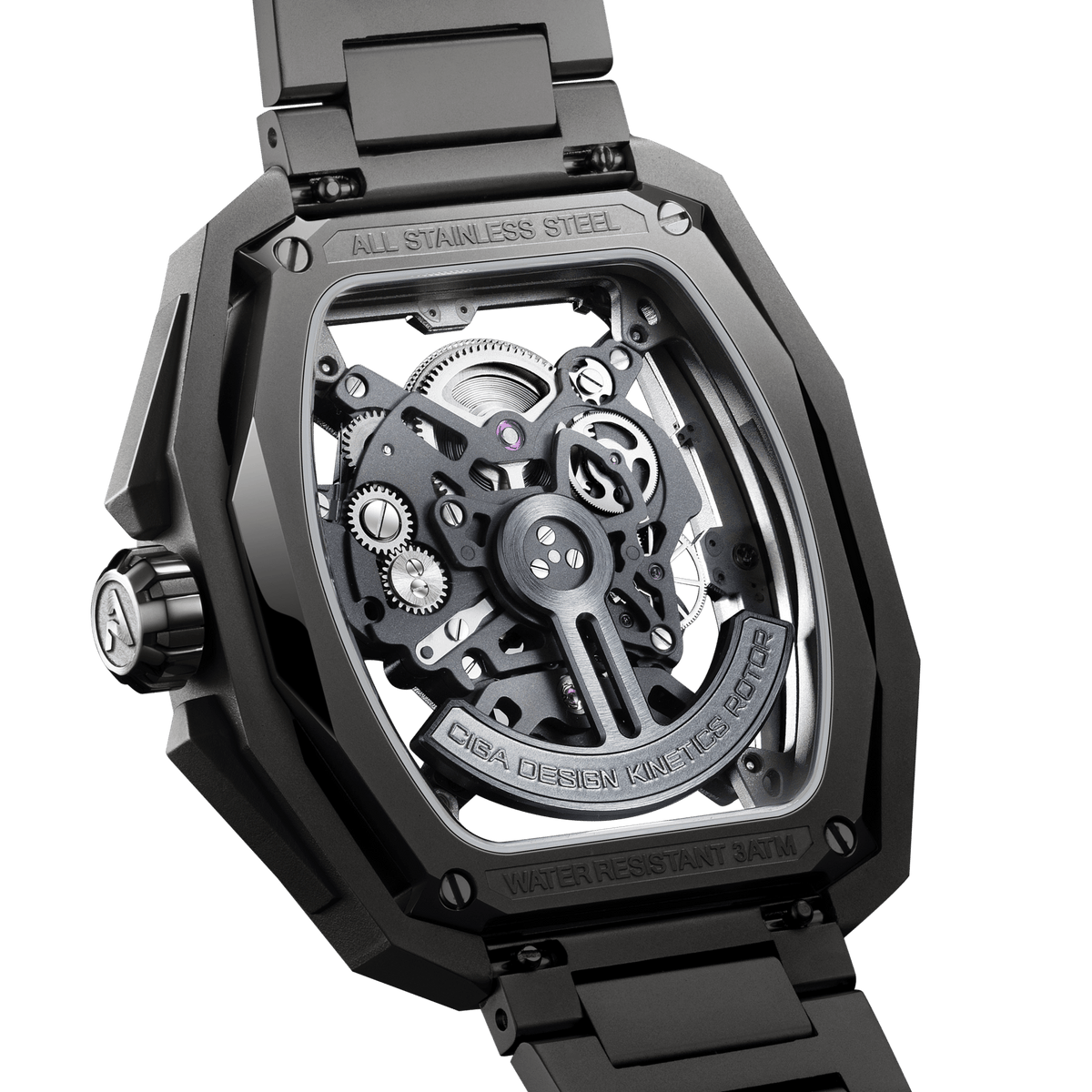 CIGA design SKELETON AUTOMATIC WATCH HUNTER STEEL