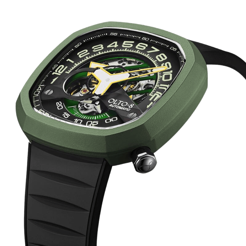 OLTO-8 INFINITY-II RPM-Style Automatic Watch Green
