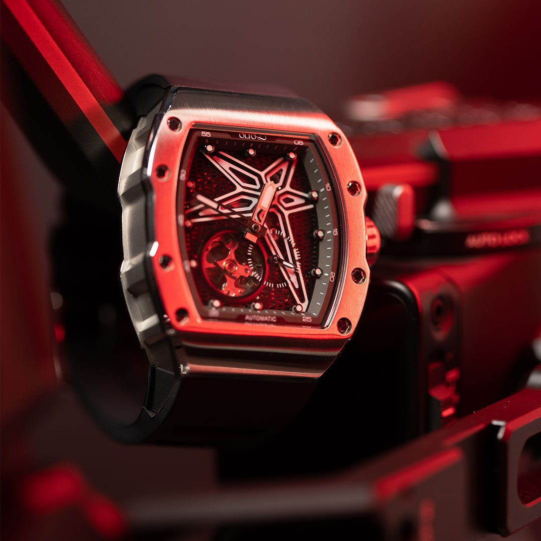 OLTO-8 REEF Skeleton Automatic Watch Silver
