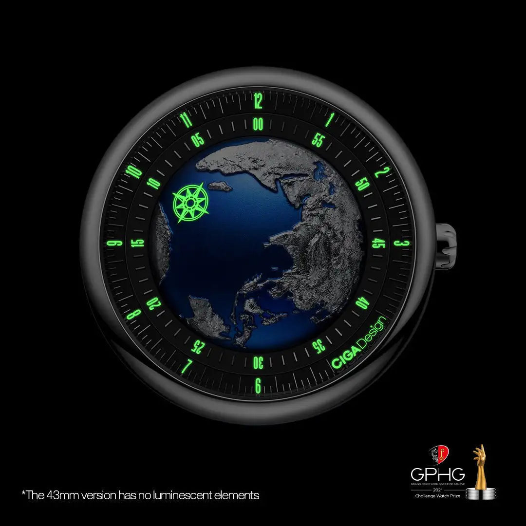 CIGA design GPHG-WINNING AUTOMATIC WATCH BLUE PLANET