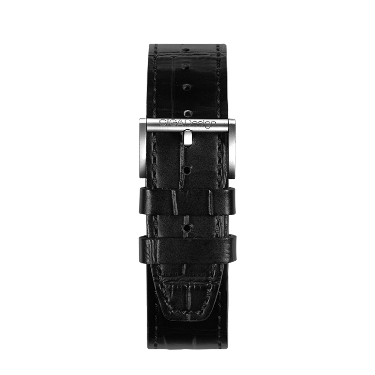 CIGA design leather watch strap