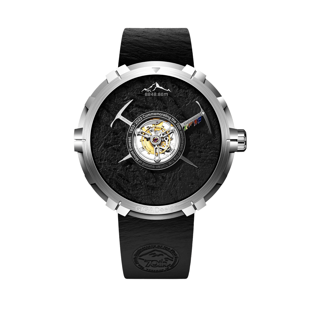 CIGA design CENTRAL TOURBILLON WATCH · EVEREST 70TH ANNIVERSARY EDITION