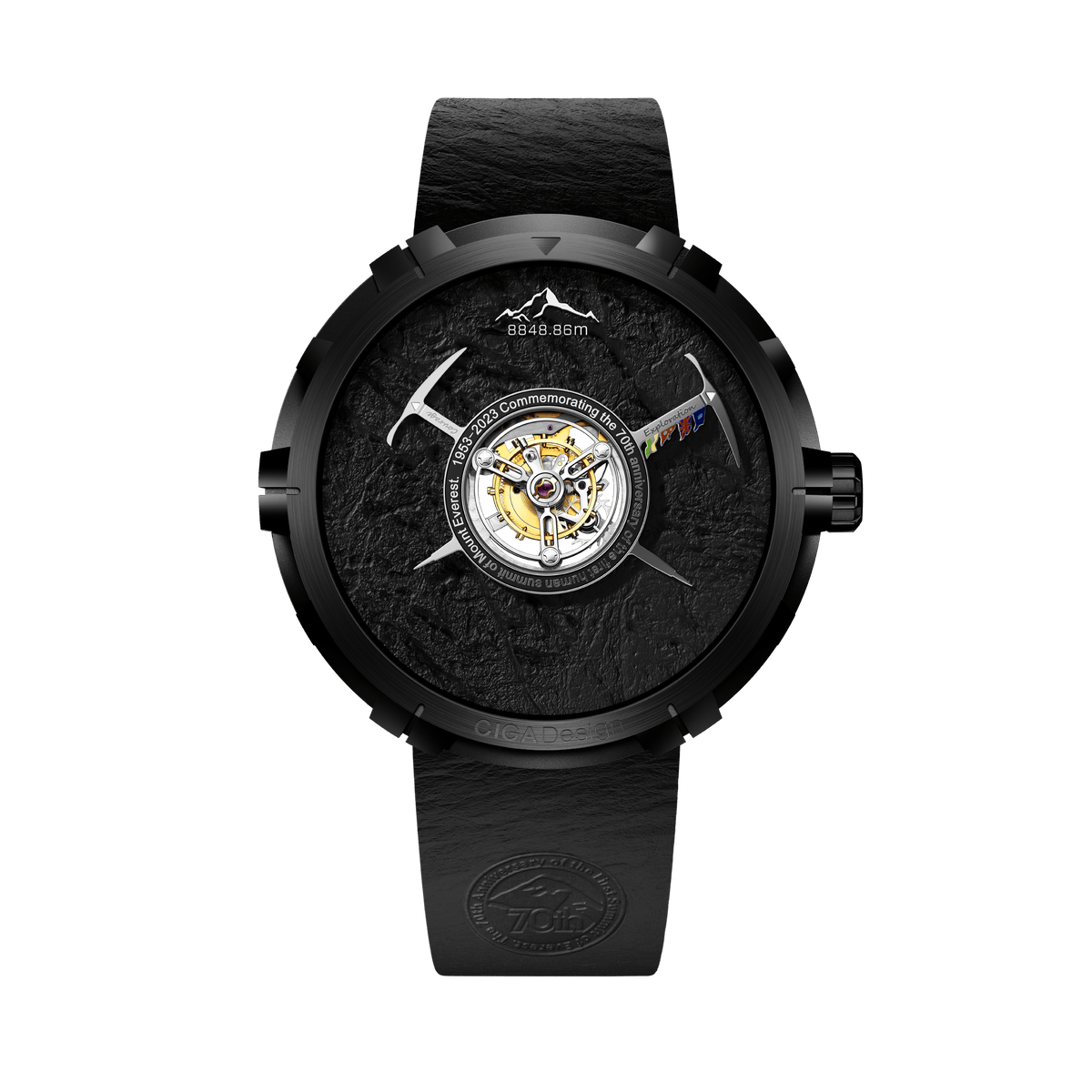 CIGA design CENTRAL TOURBILLON WATCH · EVEREST 70TH ANNIVERSARY EDITION