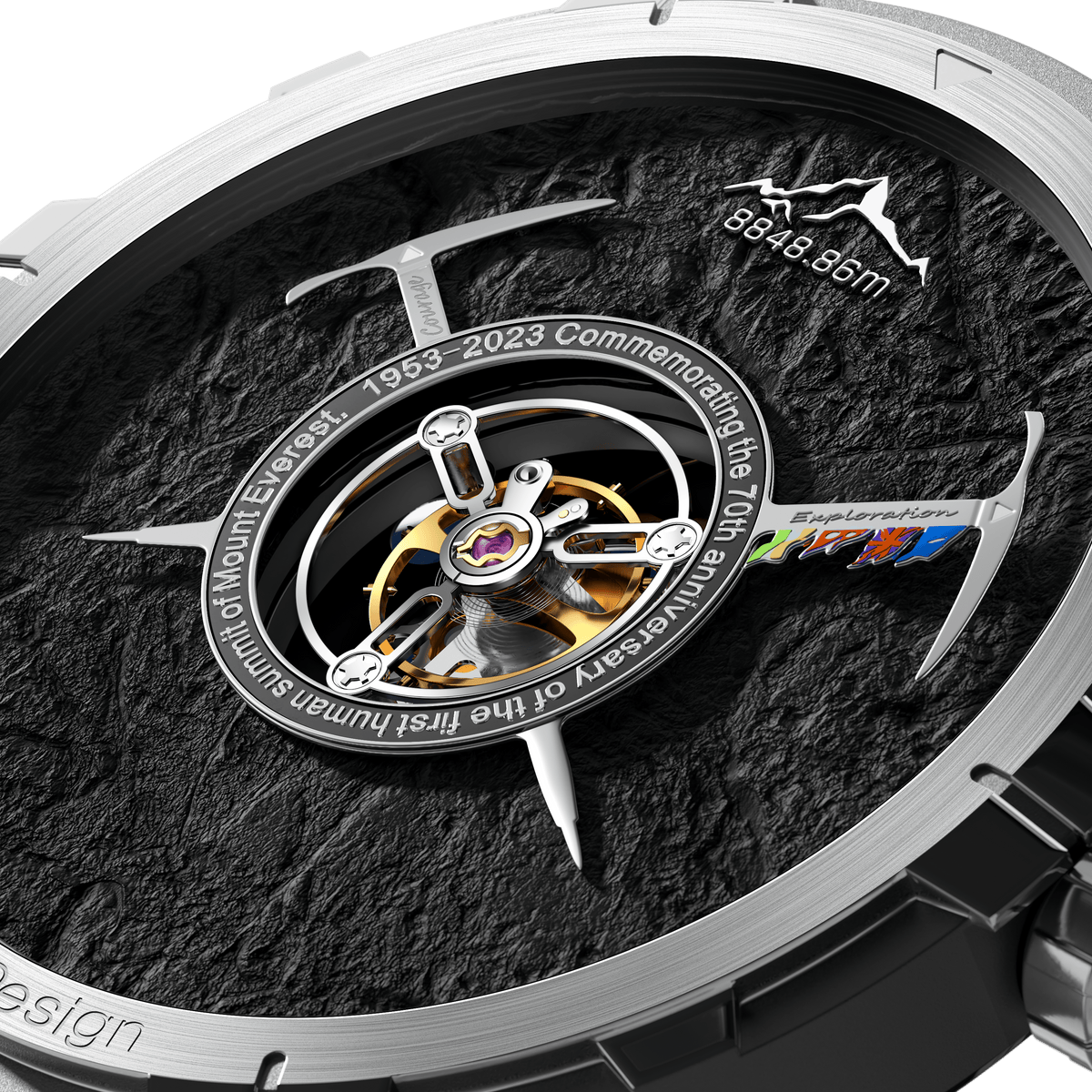 CIGA design CENTRAL TOURBILLON WATCH · EVEREST 70TH ANNIVERSARY EDITION