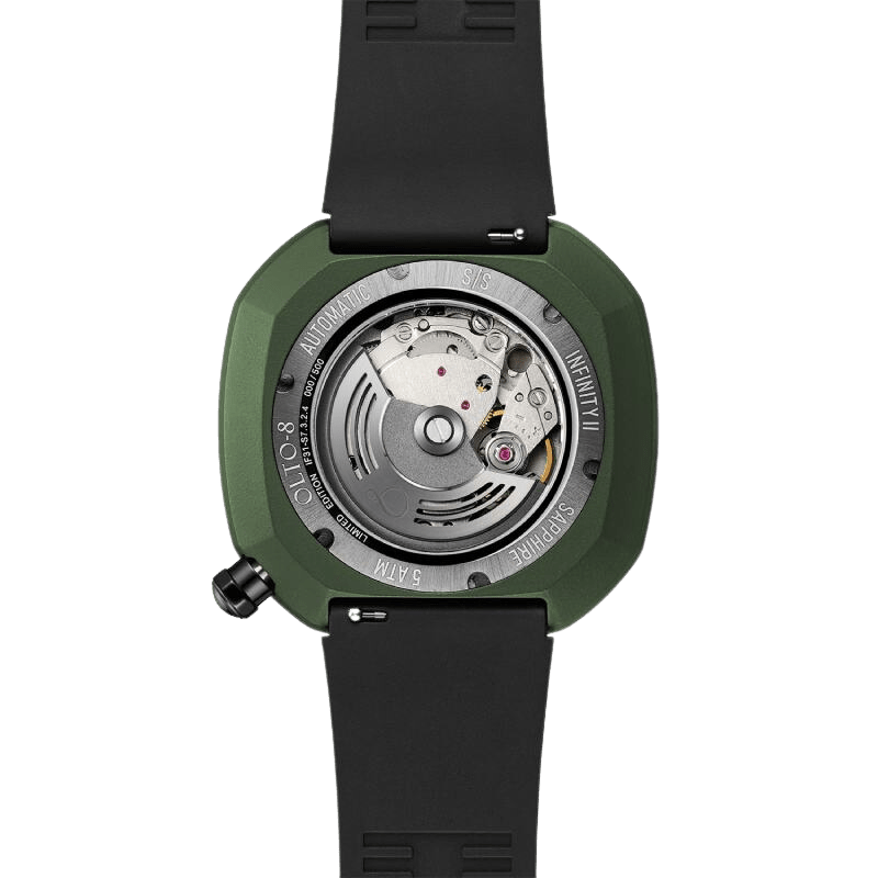 OLTO-8 INFINITY-II RPM-Style Automatic Watch Green