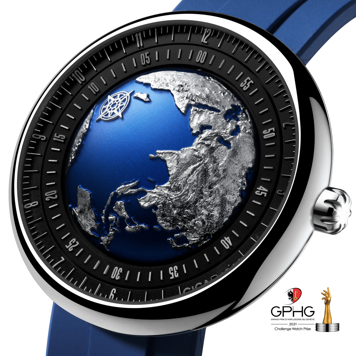 CIGA design GPHG-WINNING AUTOMATIC WATCH BLUE PLANET
