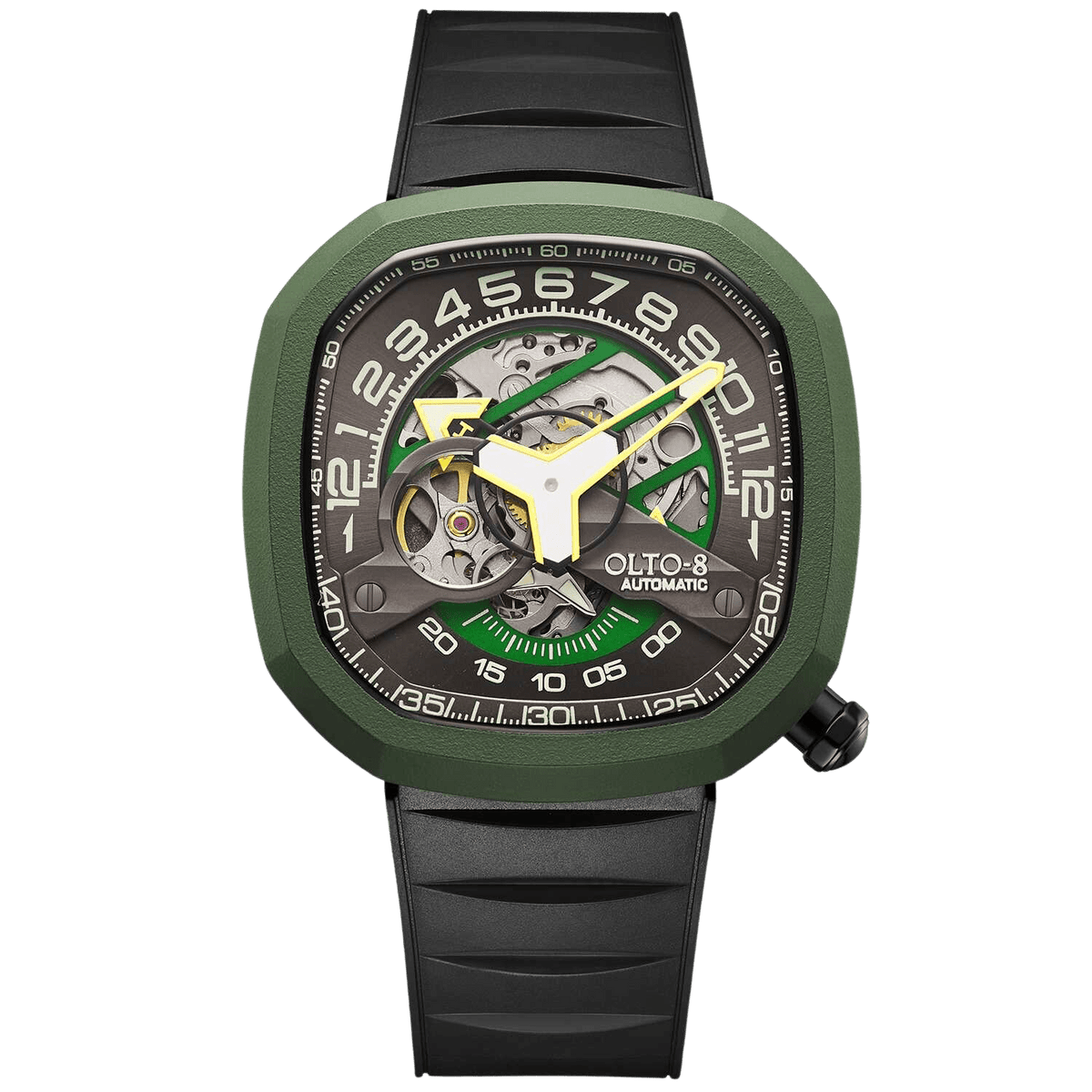 OLTO-8 INFINITY-II RPM-Style Automatic Watch Green