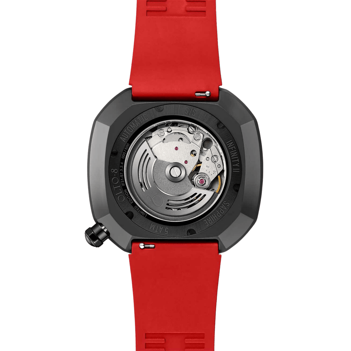 OLTO-8 INFINITY-II RPM-Style Automatic Watch Black