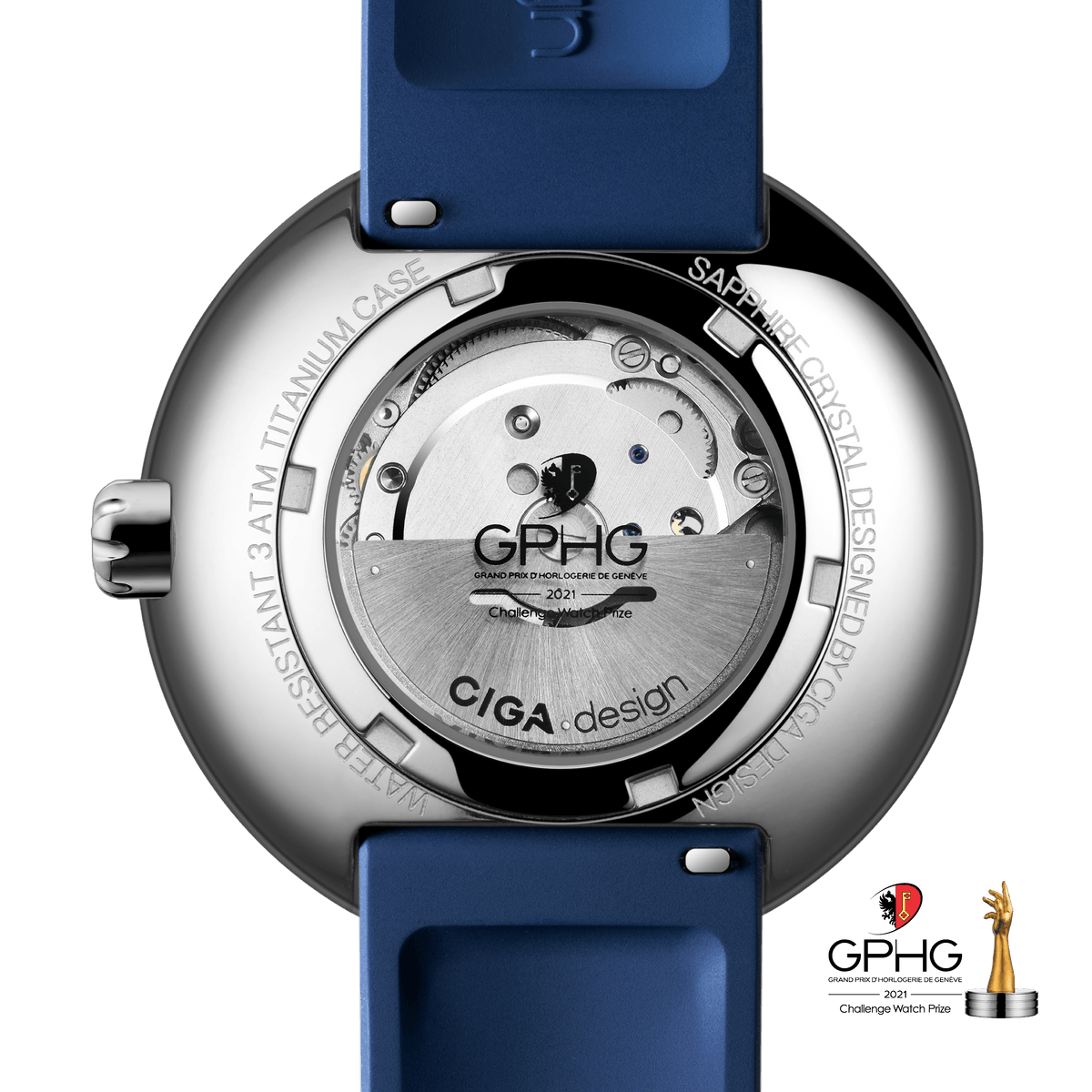 CIGA design GPHG-WINNING AUTOMATIC WATCH BLUE PLANET