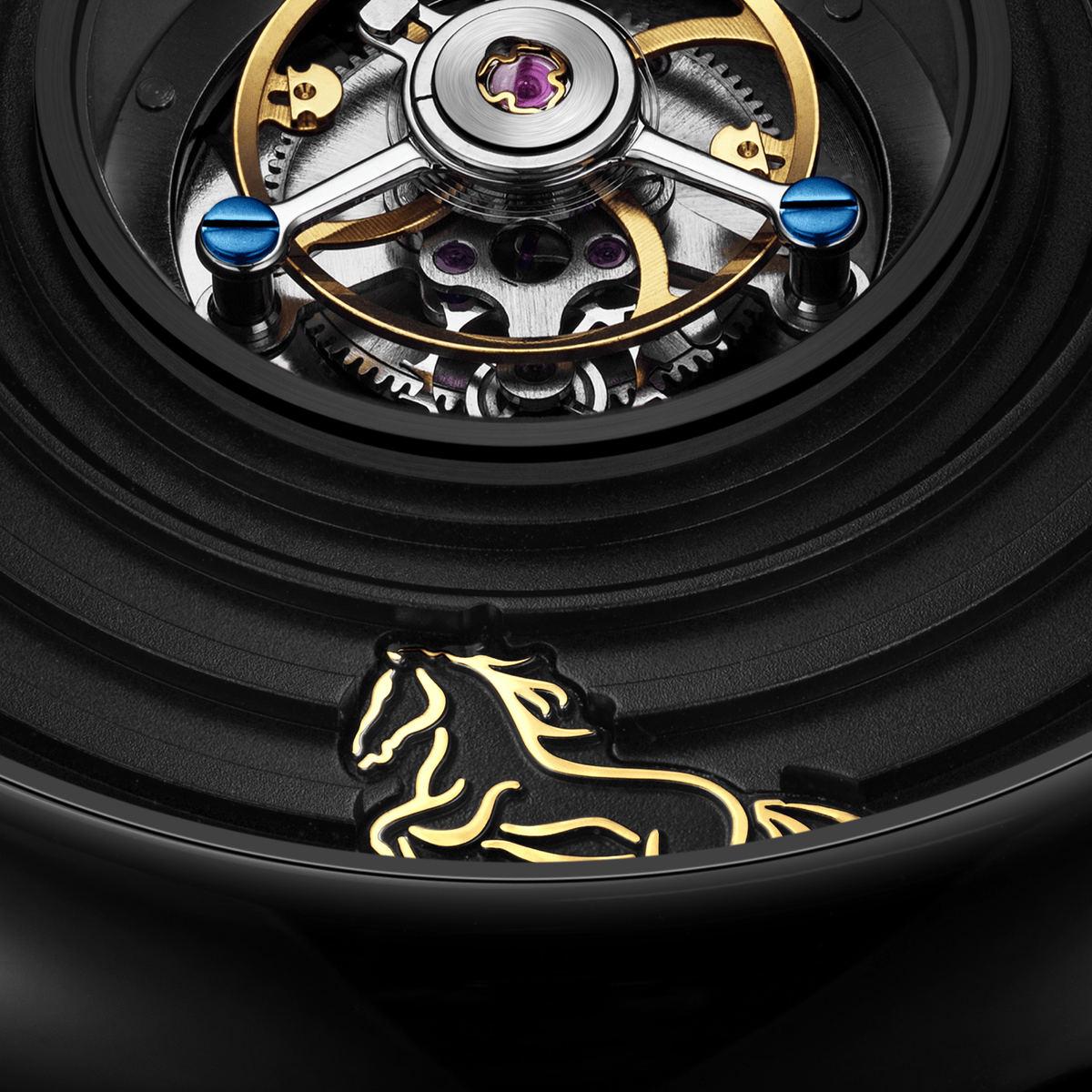 CIGA design CENTRAL TOURBILLON WATCH · CHINESE ZODIAC YEAR OF THE HORSE