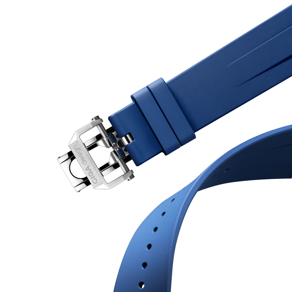 CIGA design Blue Planet exclusive fluororubber strap