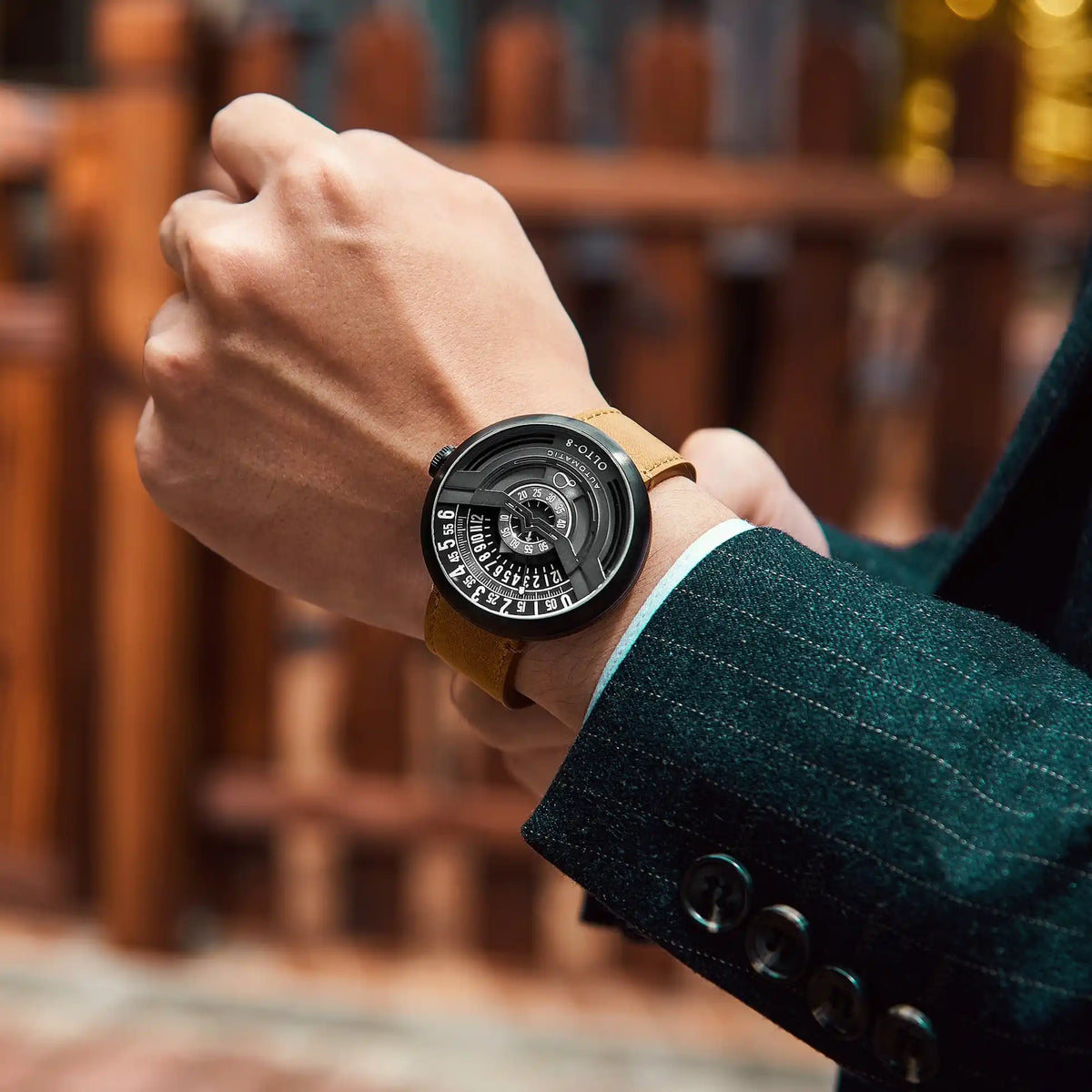 OLTO-8 INFINITY-I RPM-Style Automatic Watch Black
