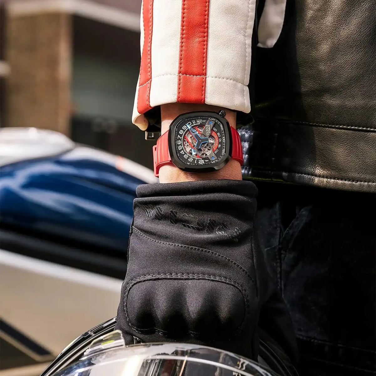 OLTO-8 INFINITY-II RPM-Style Automatic Watch Black
