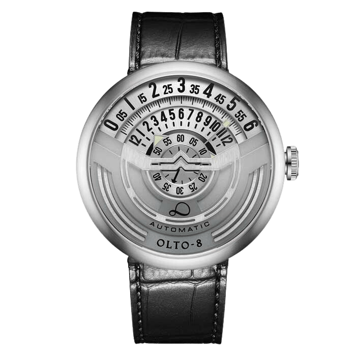 OLTO-8 INFINITY-I RPM-Style Automatic Watch Silver