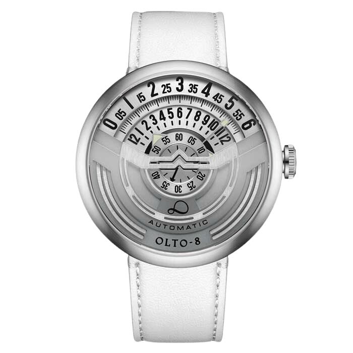 OLTO-8 INFINITY-I RPM-Style Automatic Watch Silver
