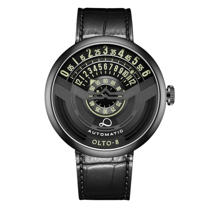 OLTO-8 INFINITY-I RPM-Style Automatic Watch Black