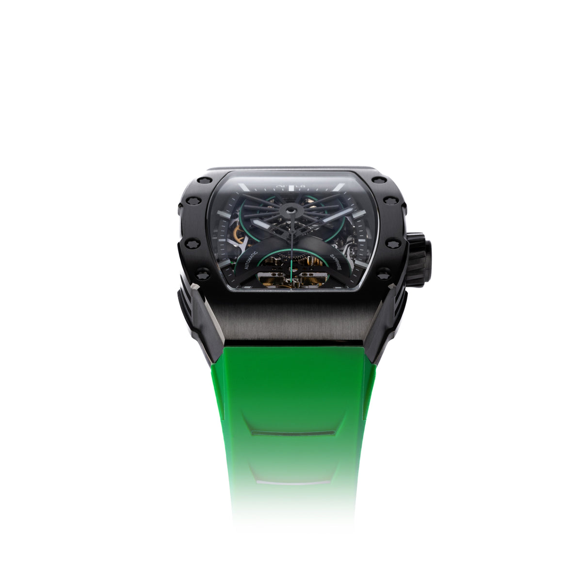 OLTO-8 SHOT Skeleton Automatic Watch Green